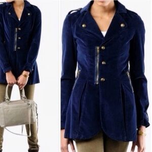 Free People Navy Blue Blazer